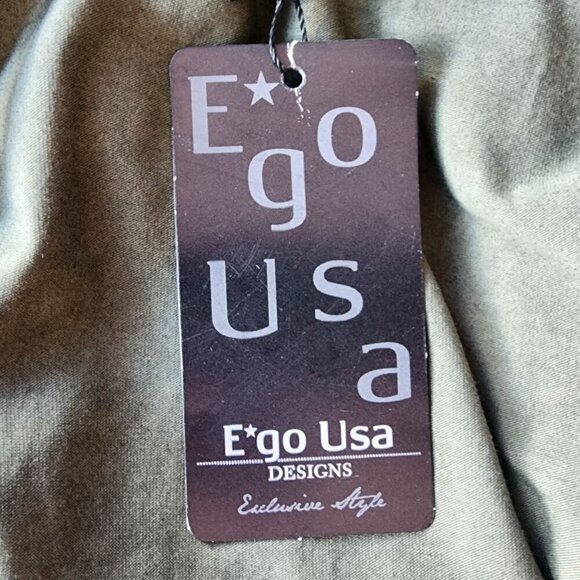 NWT E'Go USA Designs Sturgis 82nd Motorcycle Ralley 2022 Green Top Small - Picture 11 of 12